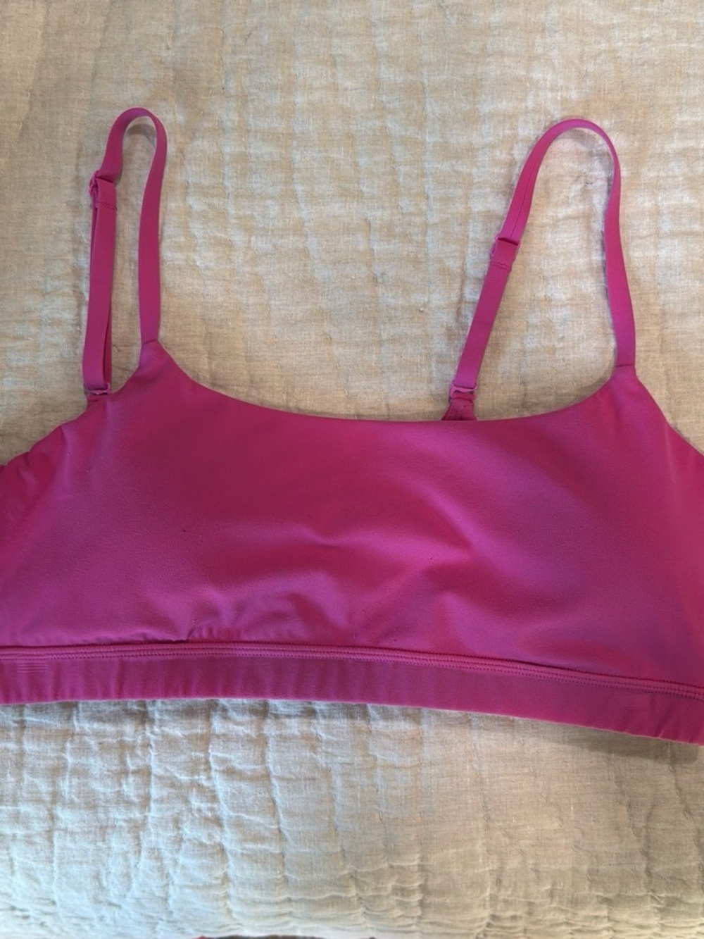 CRZ YOGA Bright Pink Seamless Sports Bralette